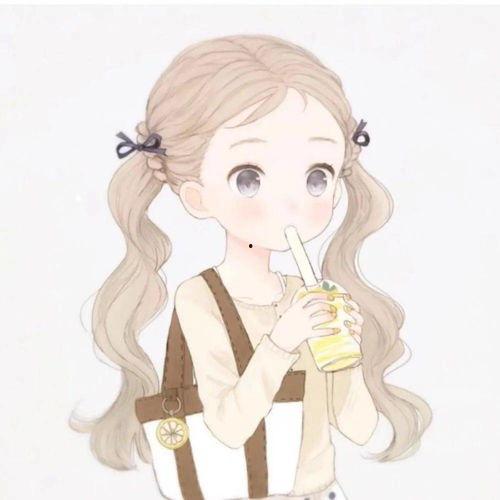 网红吃瓜头像插画图片女,女生版趣味横生的视觉盛宴  第3张